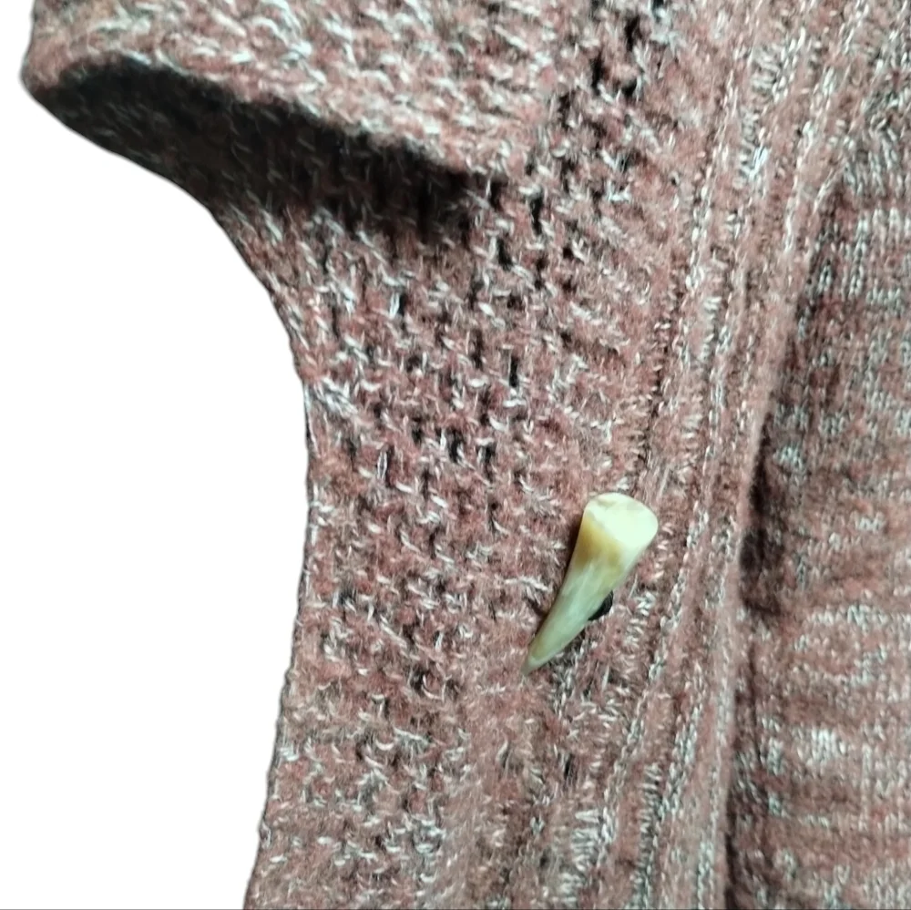 Anthropologie Rosie Neira All Days Wool Crochet Cardigan M Sweater Romantic Deli - Picture 9 of 9